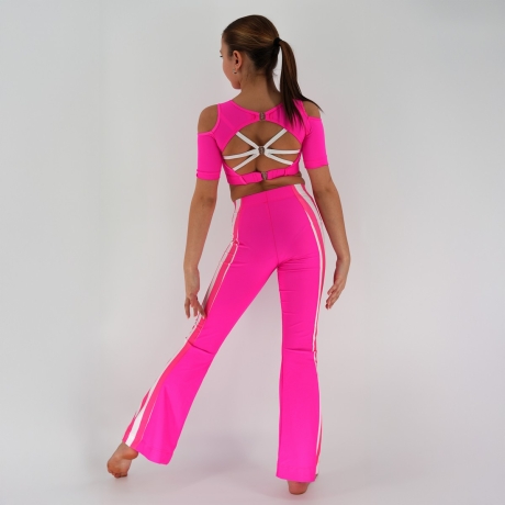 Strój taneczny PINK POWER STRIPE